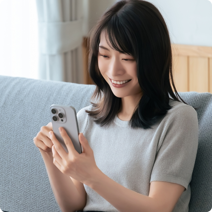 スマホから簡単予約"