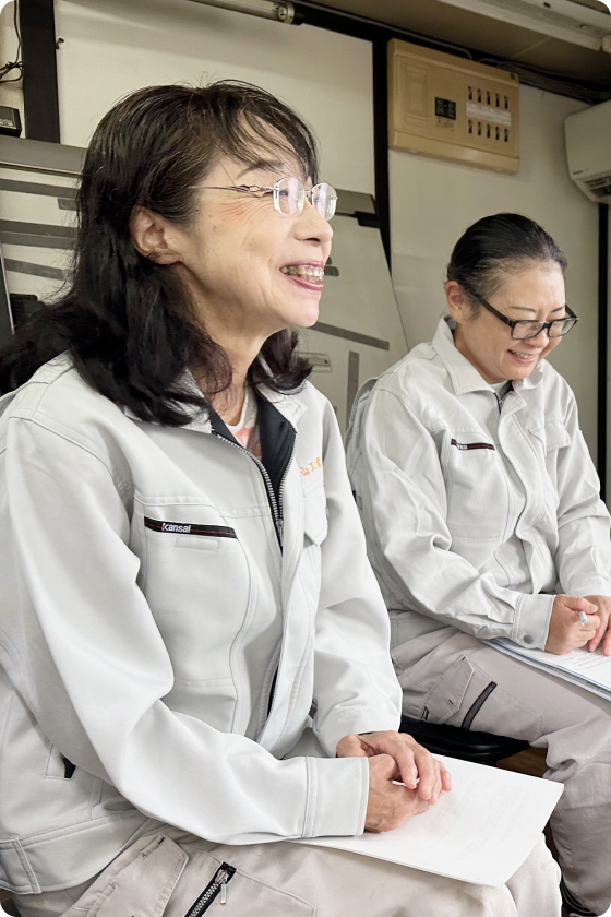 わかってくれている”ので、仕事に集中できる