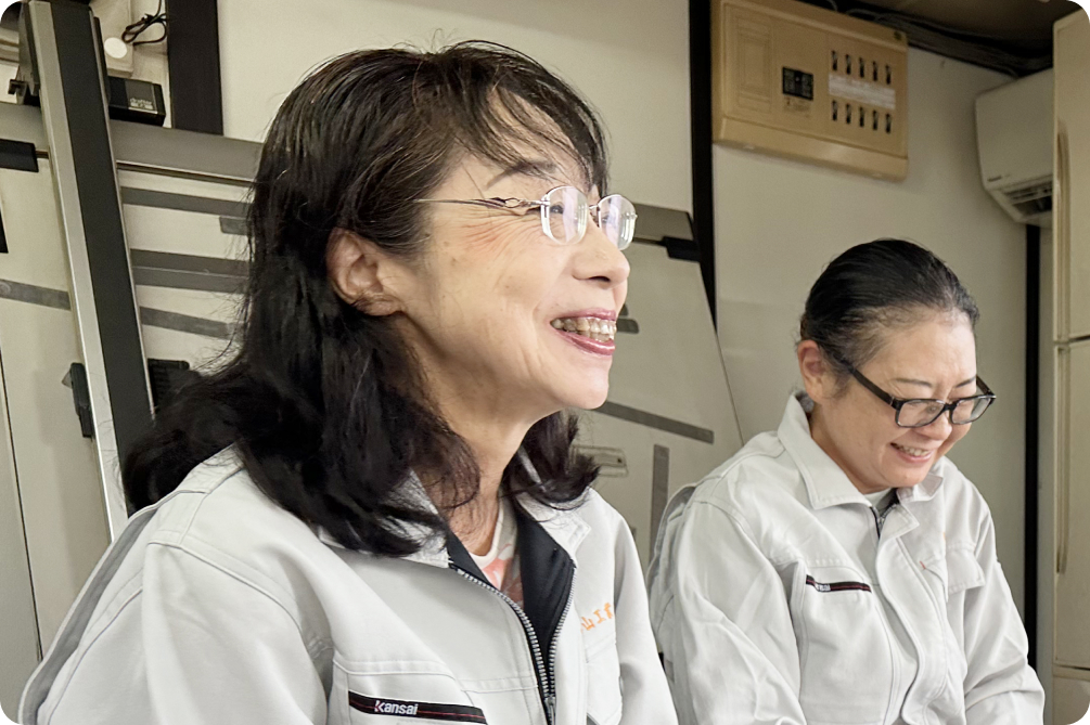 わかってくれている”ので、仕事に集中できる